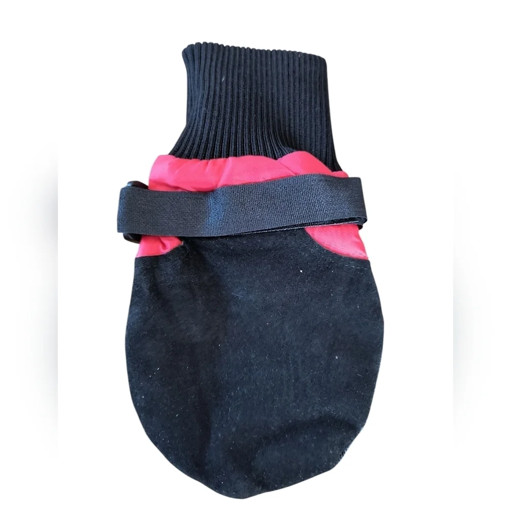 Fashion Pet Extreme All Weather Boots - Black and Red Size XL